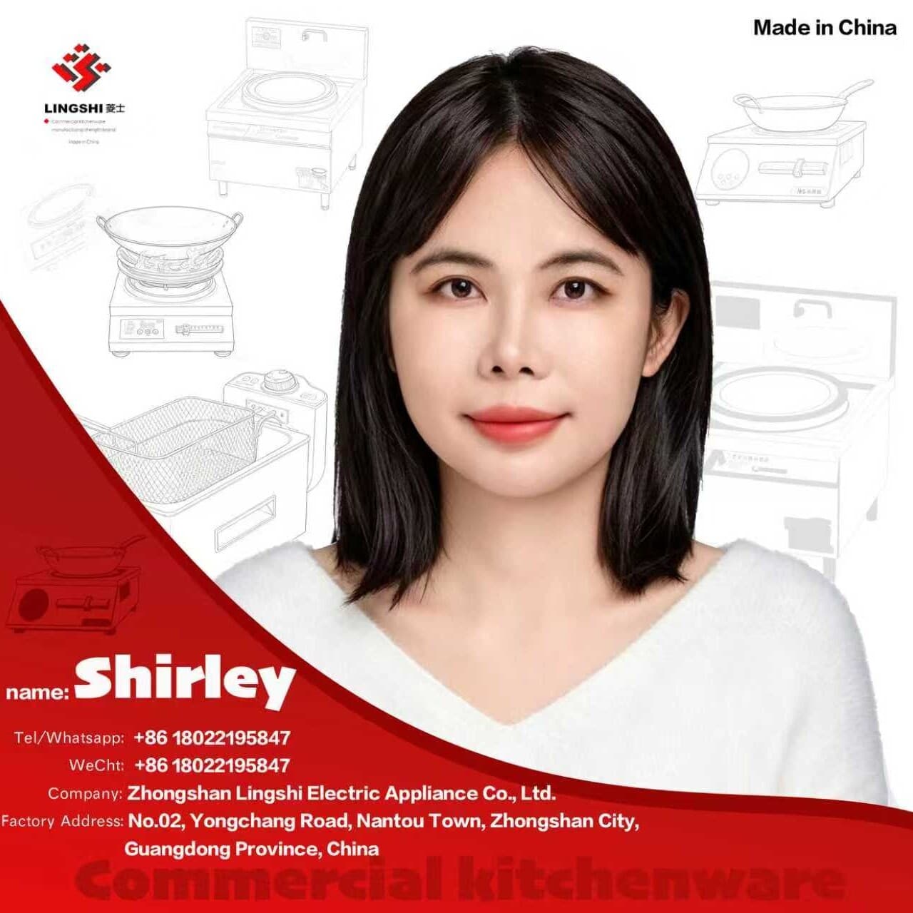 Portrait of Shirley from the LINGSHI sales team