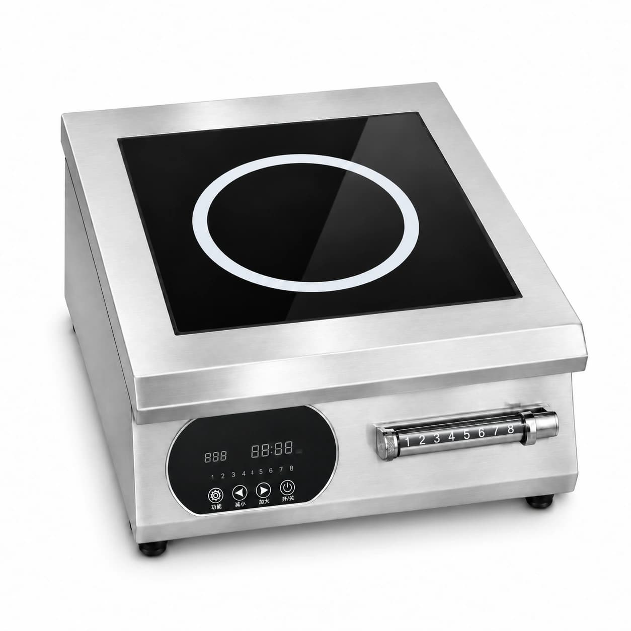5 kW S Series flat-top induction cooker front view