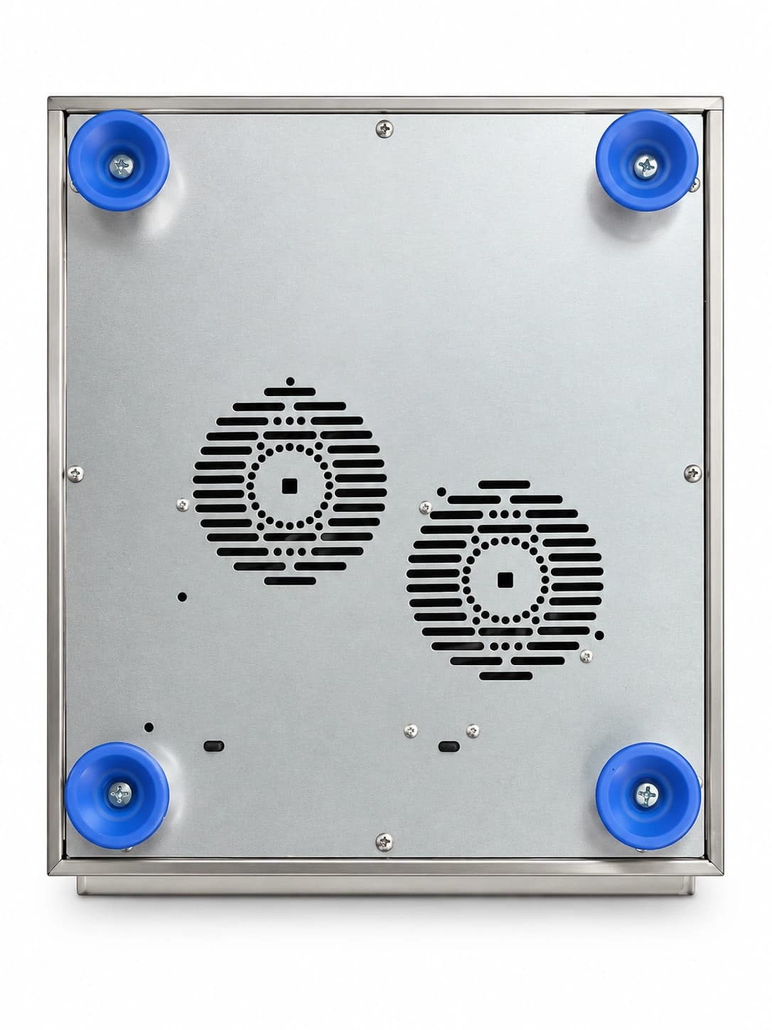 Bottom view of the 5.0 kW DC Series flat-top induction cooker