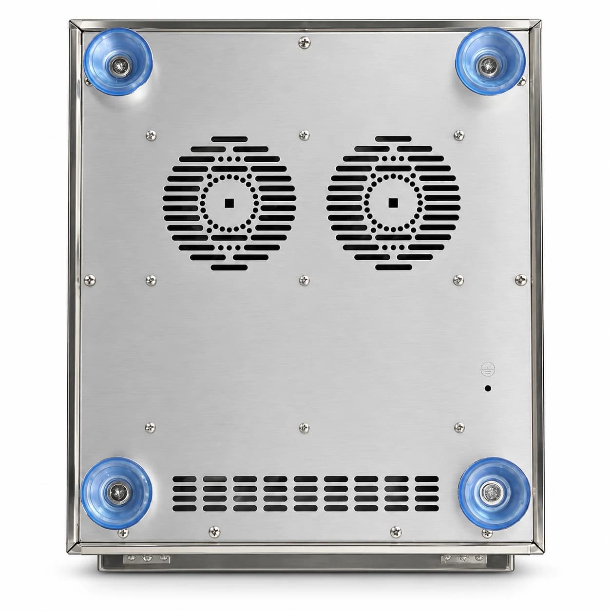 Bottom view of the 5.0 kW U Series flat-top induction cooker